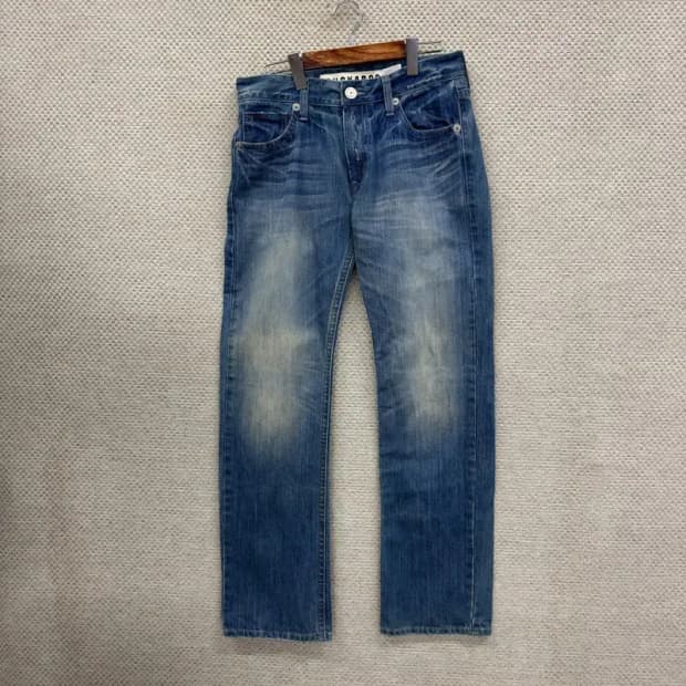 버커루 빈티지워싱 일자핏 데님 청바지 30인치 D09494