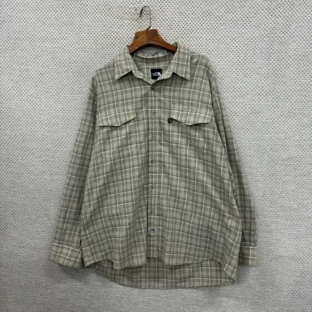 노스페이스 아웃도어 투포켓 체크 셔츠 110 D09963