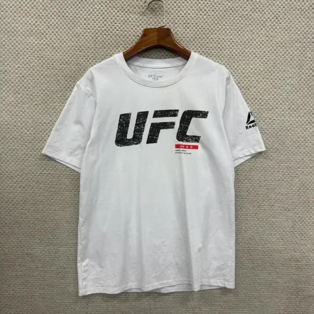 리복 UFC 프린팅로고 운동 반팔티 100 D10035
