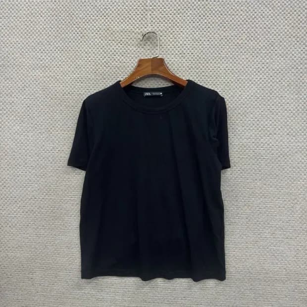 자라 ZARA 캐주얼 모달 숏 반팔티 95 D10104