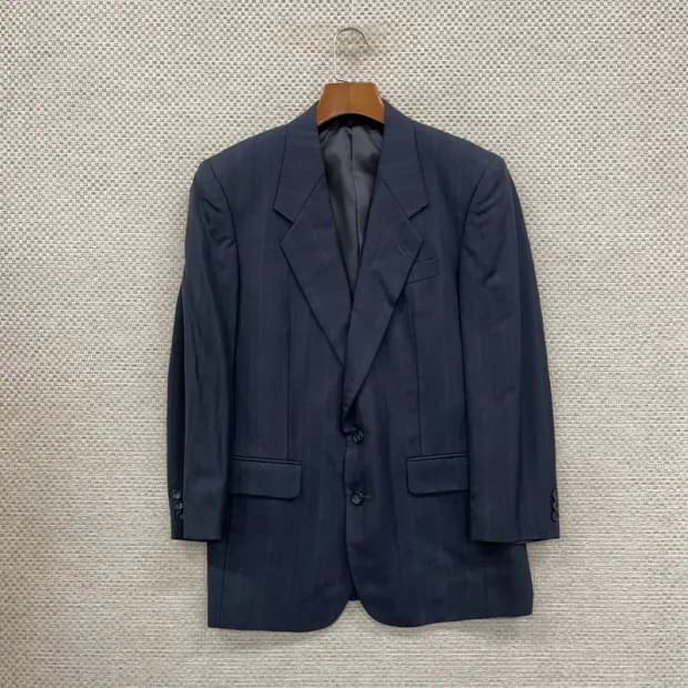 입생로랑 올드스쿨 스트라이프 울 블레이저 자켓 95 95 D10276