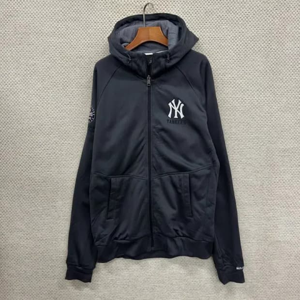 MLB 뉴욕양키스로고 캐주얼 져지 후드집업 105 D10353