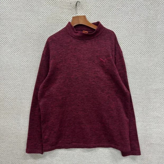 푸마 자수로고 가을 긴팔티 105 D10448