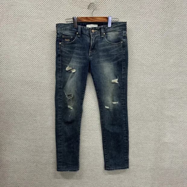 플랙진 KURZ 찢청 데님 청바지 31인치 D10743