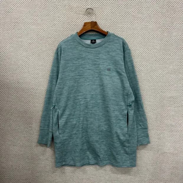 코오롱스포츠 아웃도어 프린팅로고 약기모 롱 긴팔티 100 D10790