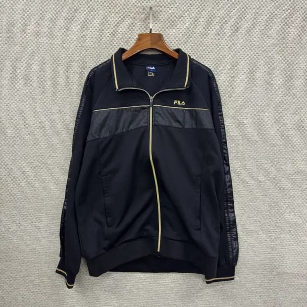 필라 FILA 자수 캐주얼 운동 져지 집업 105 D10875