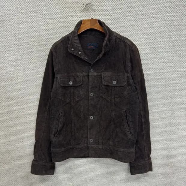 자라 ZARA 캐쥬얼 투포켓 골덴 코듀로이 자켓 100 D10978
