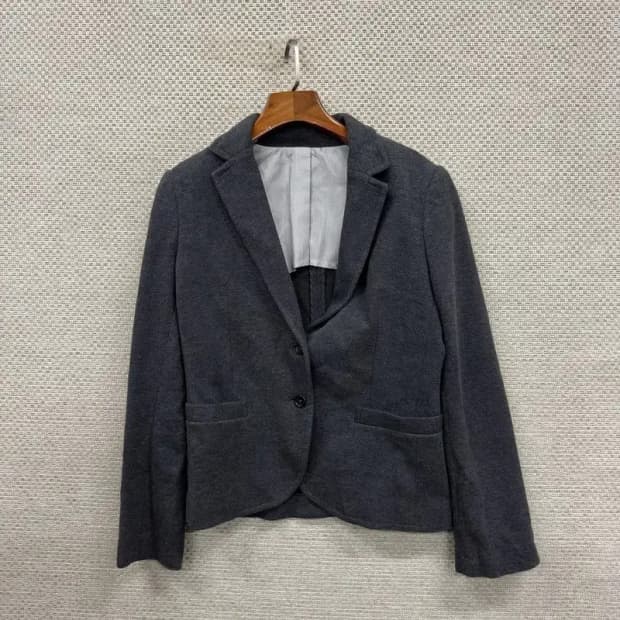 유니클로 그레이 여자 정장자켓 블레이저 95 D11359
