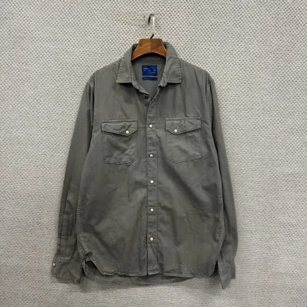 자라 ZARA 피그먼트 포켓 셔츠 95 D11367