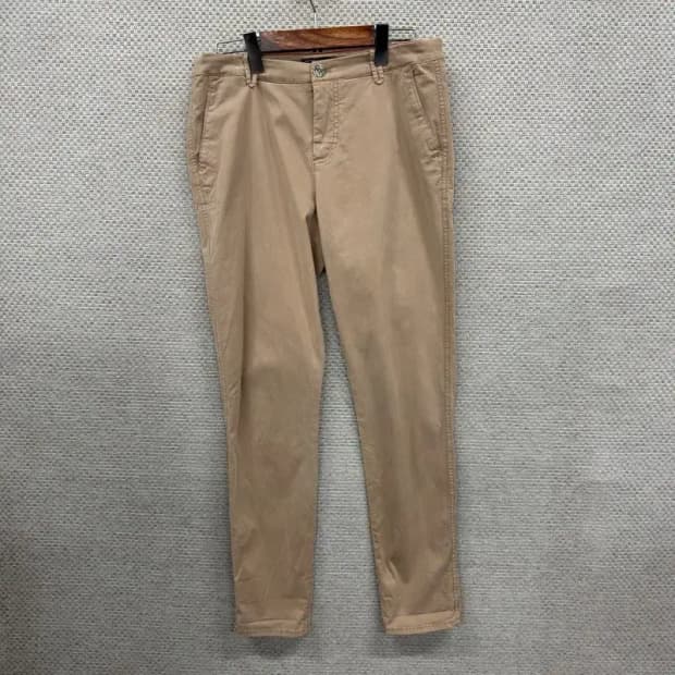 타미힐피거 남자 베이지 캐주얼 면바지 32인치 D11546