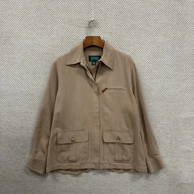 폴로 랄프로렌 실크 혼방 스윙톱 워크자켓 95 D11534