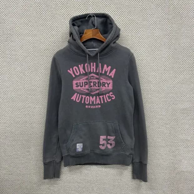 슈퍼드라이 Y2K 빈티지 약기모 후드티 90 D11601