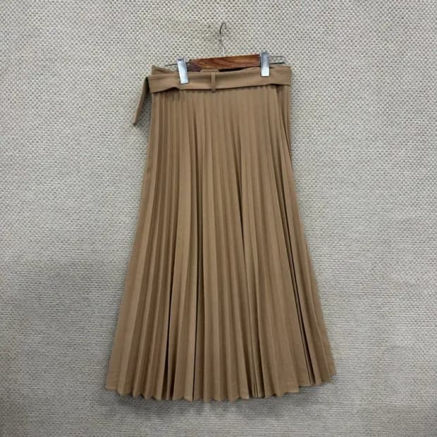 자라 ZARA 캐쥬얼 여성 플리츠 스커트 치마 M D11790