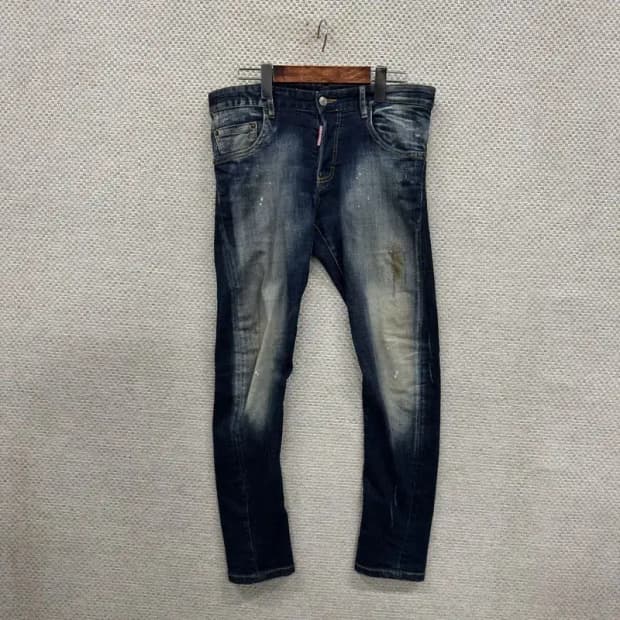 디스퀘어드2 빈티지 캐쥬얼 데님 청바지 46 D11791