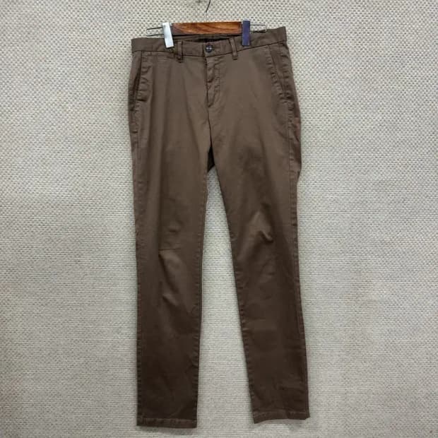 시슬리 캐주얼 브라운 면바지 치노바지 30인치 D11948