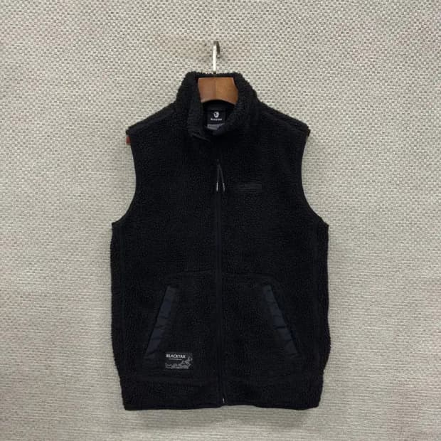 블랙야크 아웃도어 자수로고 플리스 후리스 베스트 조끼 90 D12005