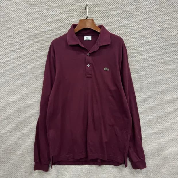 라코스테 캐주얼 자수로고 긴팔카라티 105 D12011