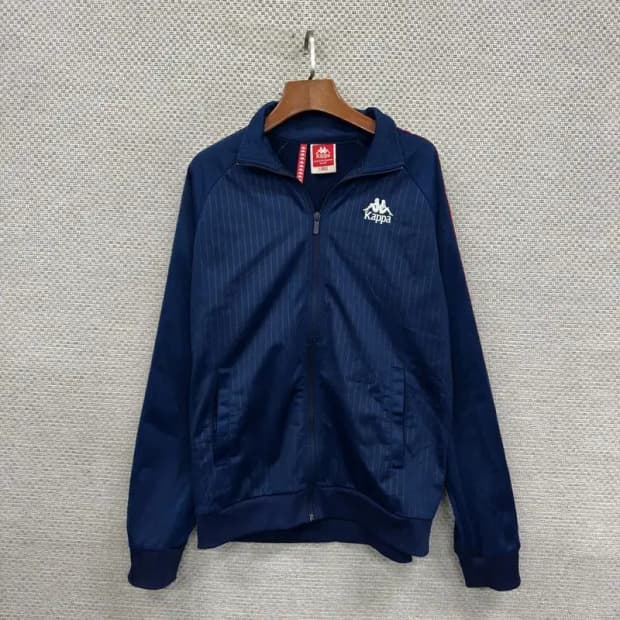 카파 올드스쿨 자수로고 약기모 트랙탑 져지 집업 100 D12016