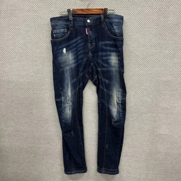 디스퀘어드2 빈티지워싱 데님 청바지 46 D12030