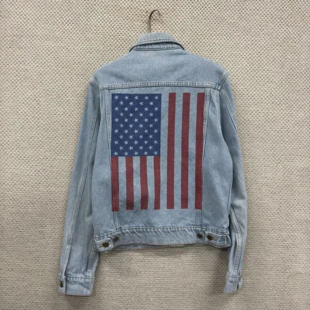 아메리칸어패럴 성조기 데님 청자켓 90 D12087