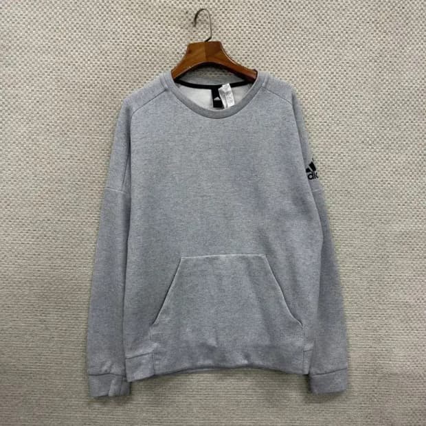 아디다스 캐주얼 프린팅로고 스웻셔츠 맨투맨 100 D12088