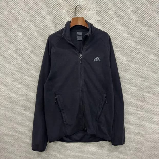 아디다스 캐주얼 자수로고 플리스 후리스 집업 100 D12089