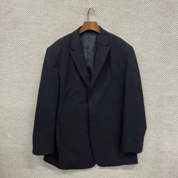 솔리드옴므 캐주얼 버튼 울 블레이저 자켓 105 D12090