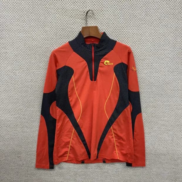 네파 아웃도어 등산 반집업 기능성 긴팔티 95 D12177