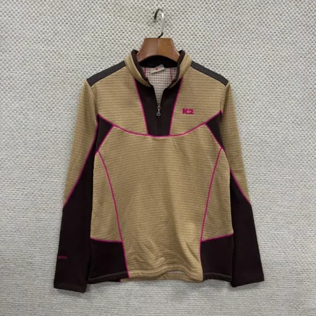 K2 아웃도어 등산 기능성 반집업 긴팔티 95 D12248