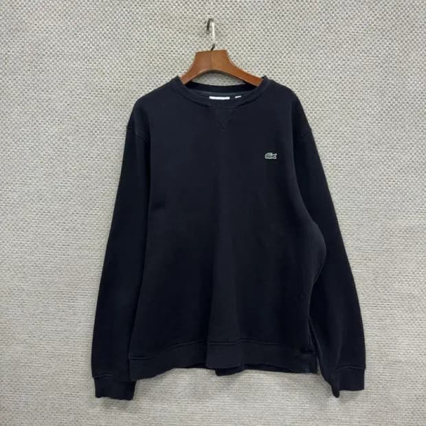 라코스테 캐쥬얼 자수로고 긴팔 맨투맨 D12266