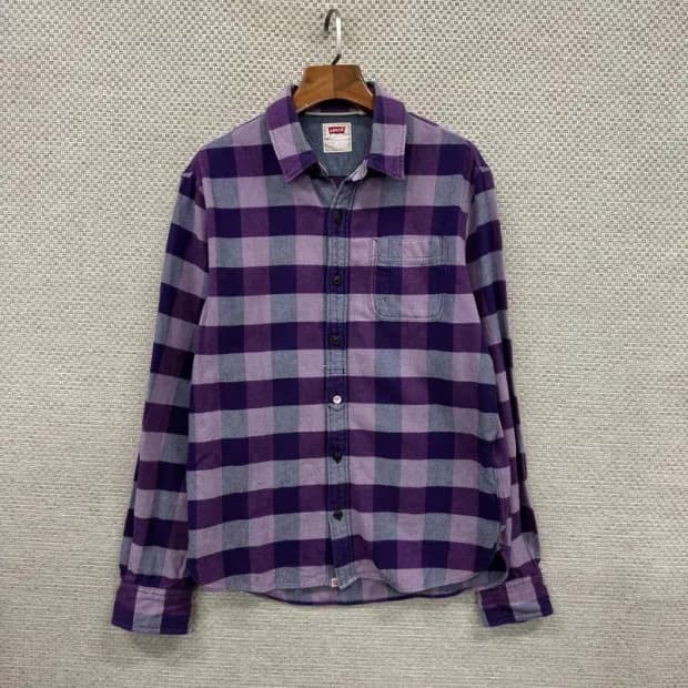 리바이스 캐쥬얼 체크 긴팔 셔츠 90 A00006