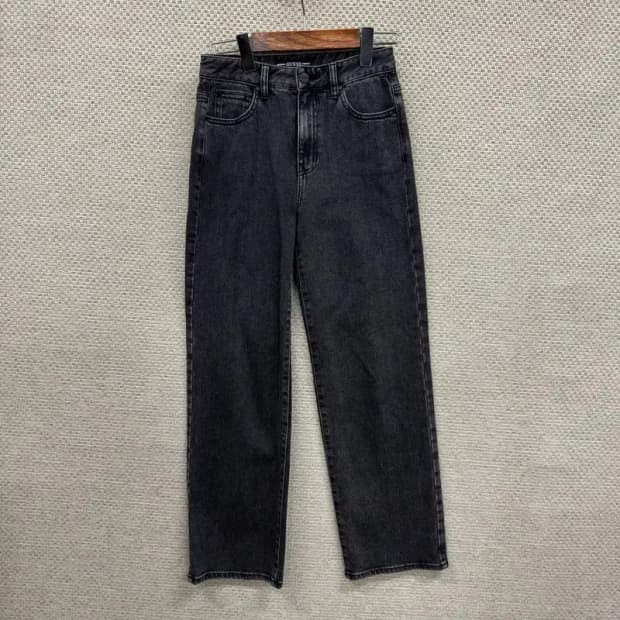 게스 캐쥬얼 흑장 와이드 데님 청바지 24인치 A00031