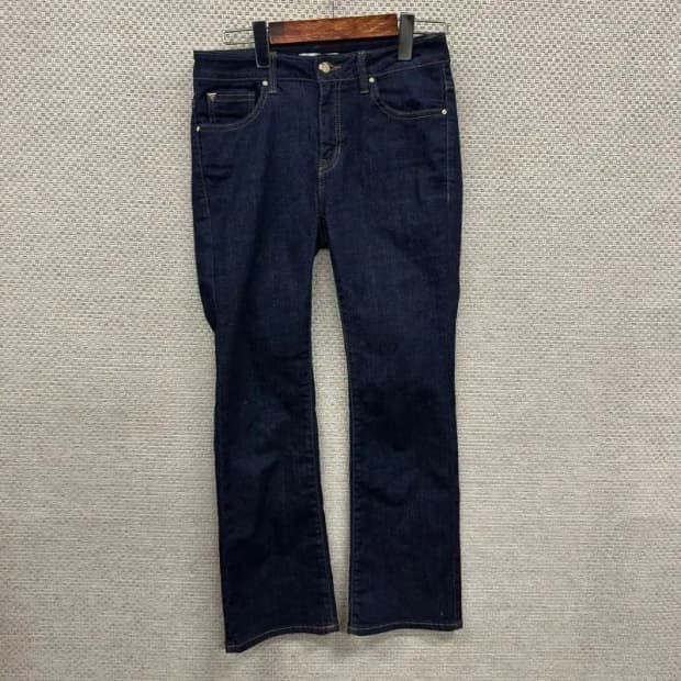 게스 캐쥬얼 금장 스판 슬림 부츠컷 데님 청바지 27인치 A00038