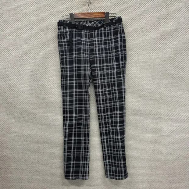 머렐 골프 벨트세트 체크 바지 28인치 A00197