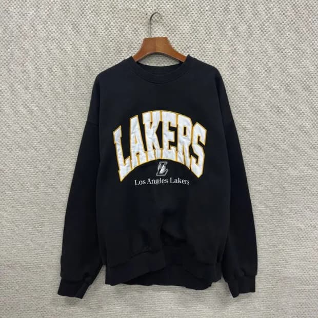 NBA 약기모 자수 빅로고 오버핏 맨투맨 100 A00169