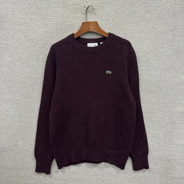라코스테 올드스쿨 버건디 스웨터 니트 95 A00187