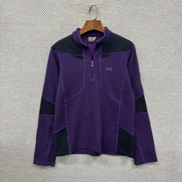 K2 아웃도어 등산 후리스 반집업 긴팔티 95 A00244