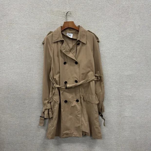 자라 ZARA 캐쥬얼 벨티드 트렌치 코트 95 A00256