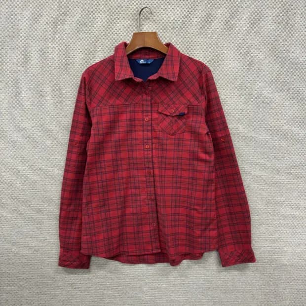 네파 아웃도어 체크패턴 캐쥬얼 포켓 셔츠 100 A00404