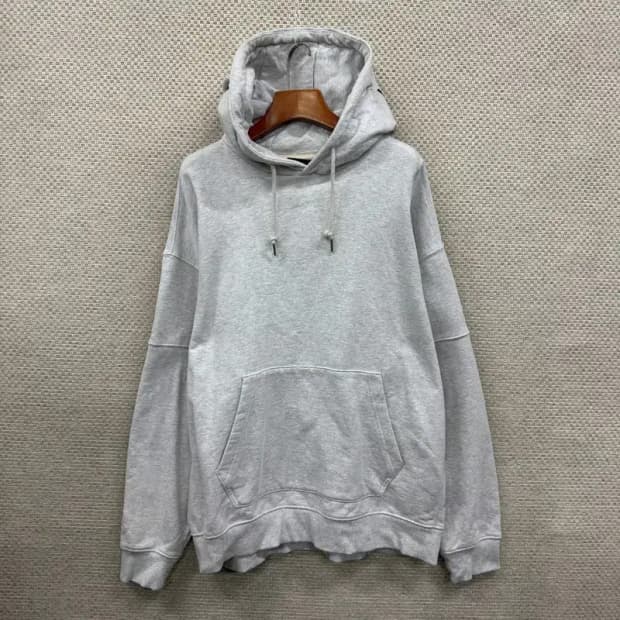 뉴발란스 캐쥬얼 프린팅 빅로고 오버핏 후드티 100 A00420