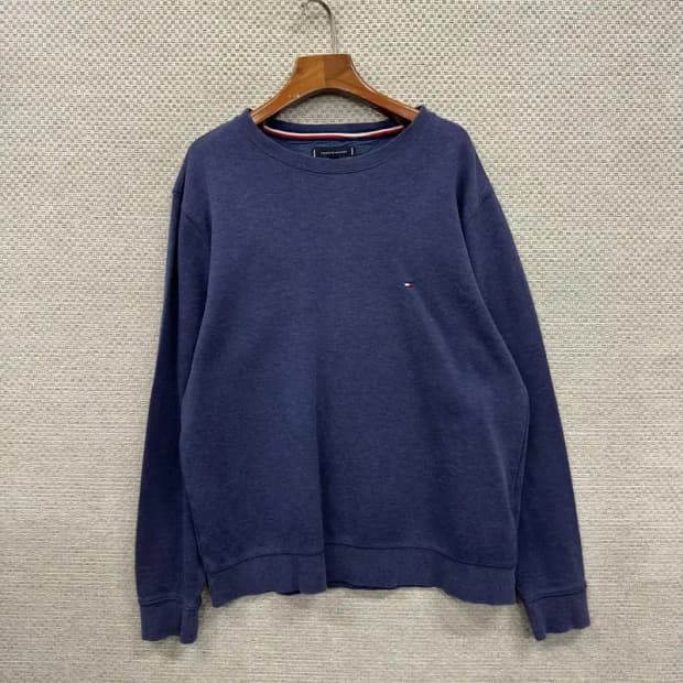 타미힐피거 캐주얼 자수로고 스웻셔츠 맨투맨 100 A00495