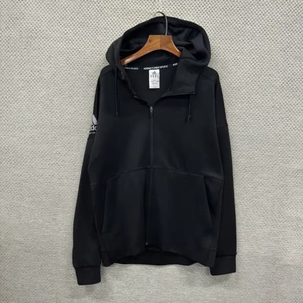 아디다스 캐주얼 프린팅로고 트랙탑 져지 후드집업 100 A00498