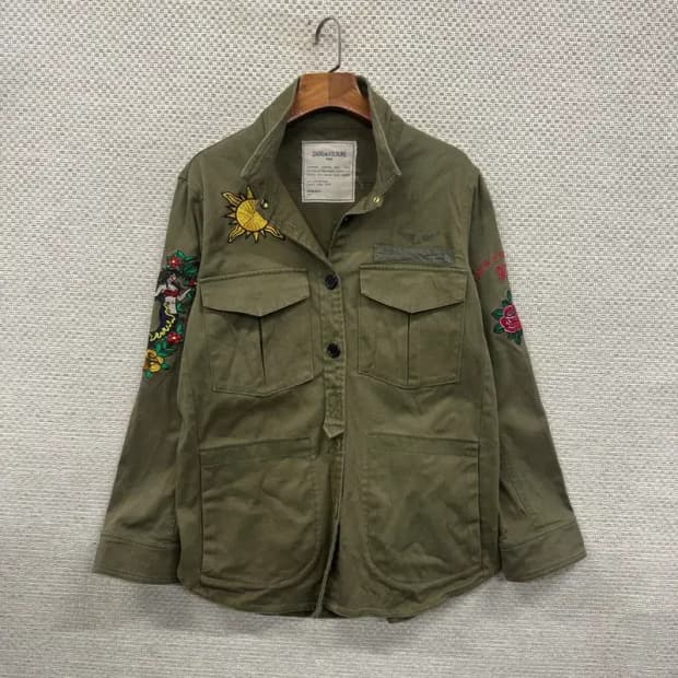 쟈딕앤볼테르 자수 타투 야상 자켓 95 A00565