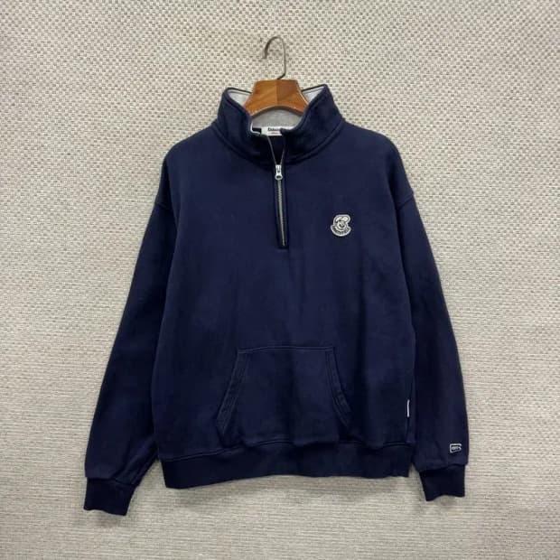 이벳필드 캐주얼 패치로고 반집업 스웻셔츠 맨투맨 95 A00586