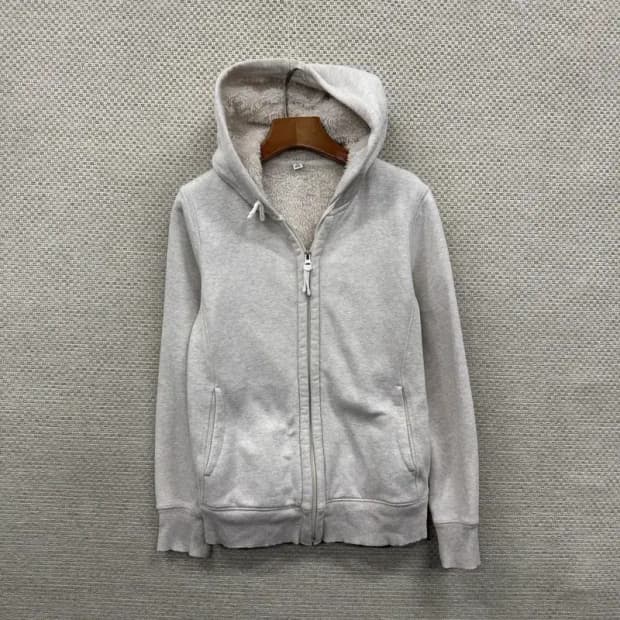 유니클로 캐주얼 여성 양털 후드집업 95 A00666