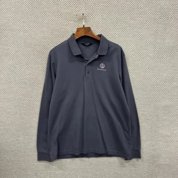 빈폴 아웃도어 자수로고 긴팔카라티 100 A00721