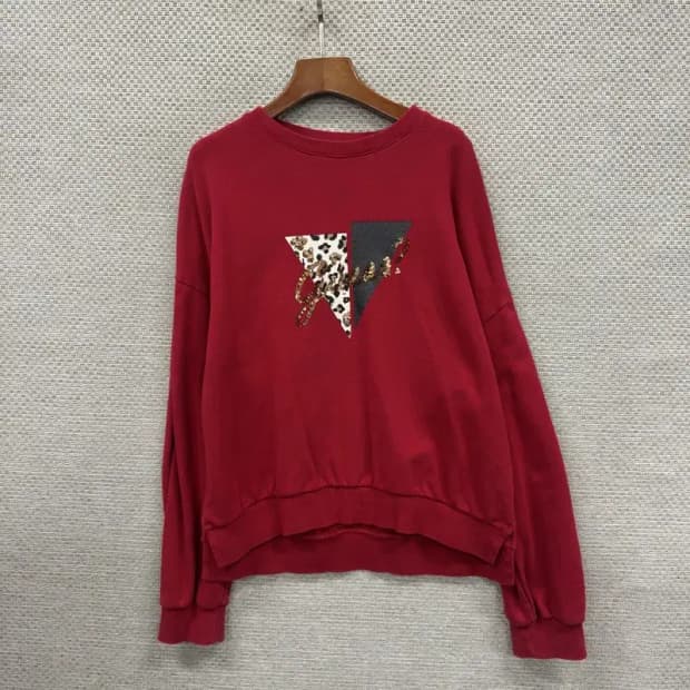 게스 캐주얼 프린팅 오버핏 스웻셔츠 맨투맨 100 A00726