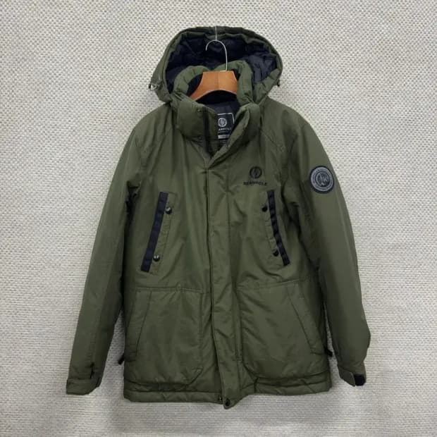 빈폴 아웃도어 자수로고 깃털 패딩 점퍼 95 A00891