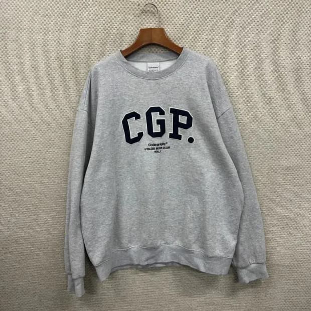 코드그라피 캐주얼 빅로고 약기모 스웻셔츠 맨투맨 L A00900