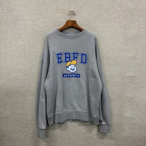 이벳필드 캐주얼 프린팅로고 스웻셔츠 맨투맨 L A00991